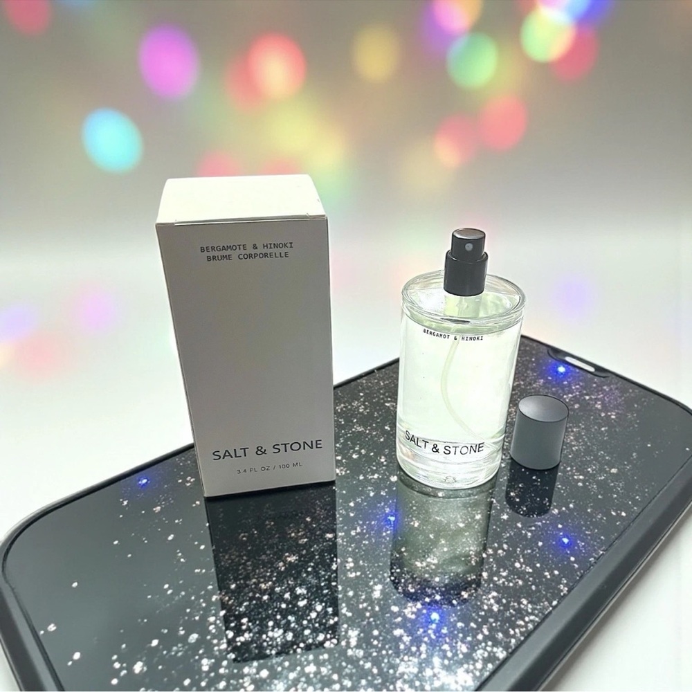 Salt & Stone Body Mist – Bergamot & Hinoki –100ml/3.4 fl oz NIB